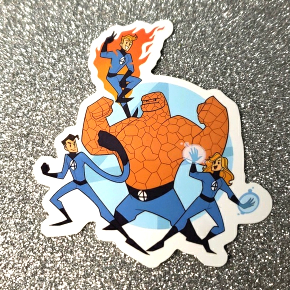 10/$10 MARVEL AVENGERS waterproof Sticker Fantastic Four